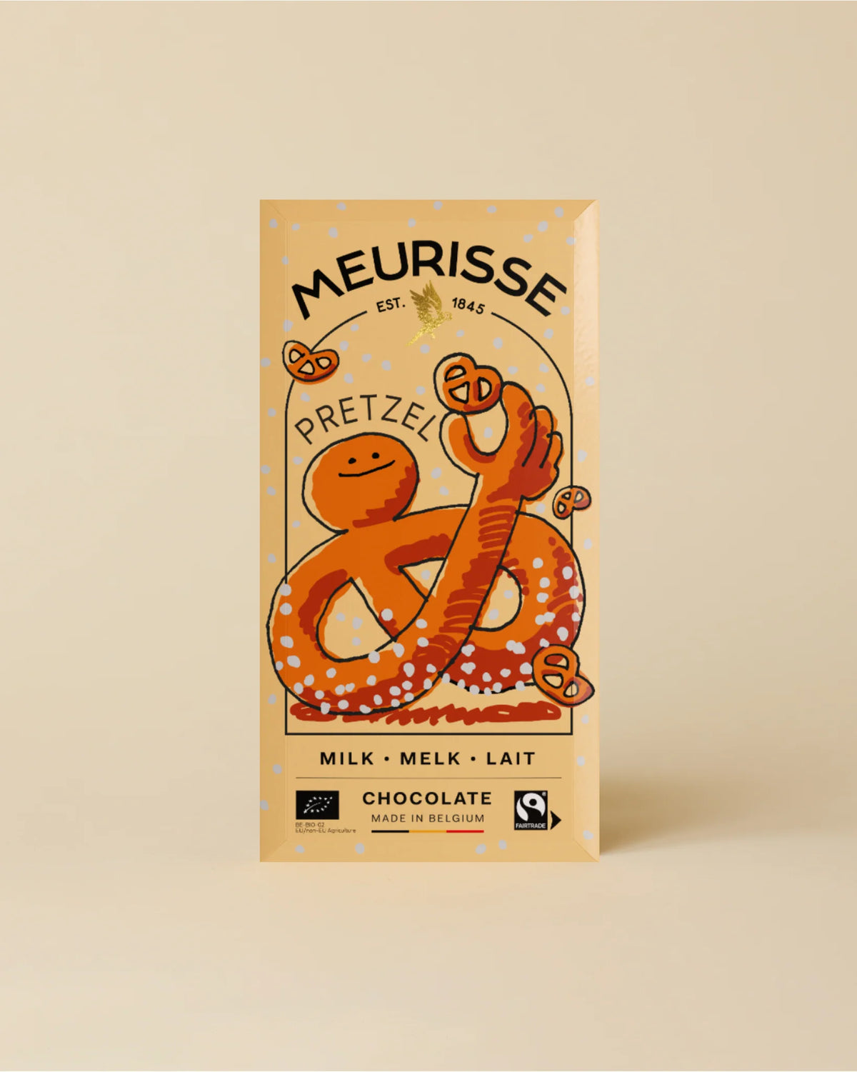Milk Chocolate with Pretzels