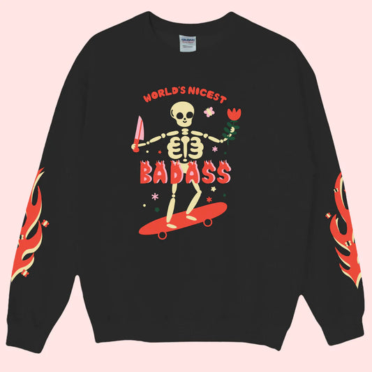 Worlds Nicest Badass Sweater