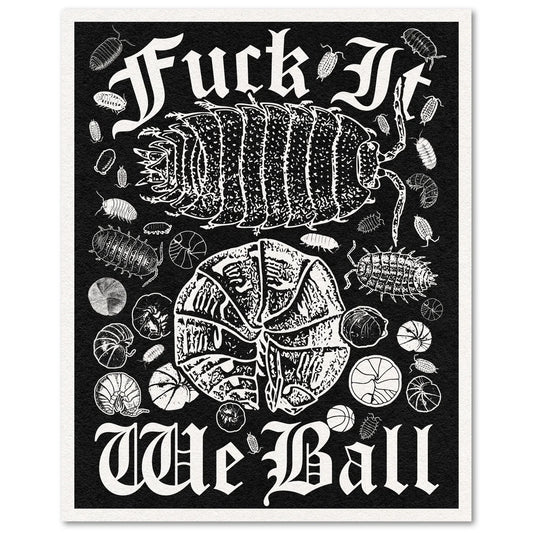 We Ball (Ball so Hard) Risograph Print