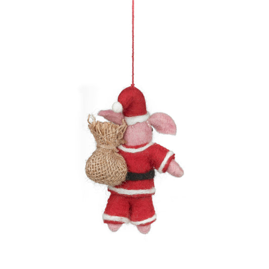 Ho Ho Hog Felt Decoration