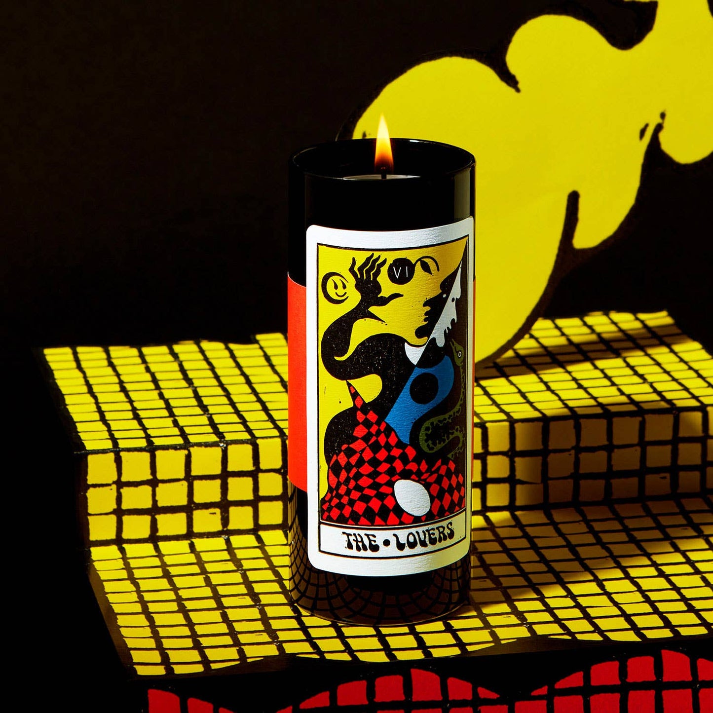The Lovers Tarot Candle