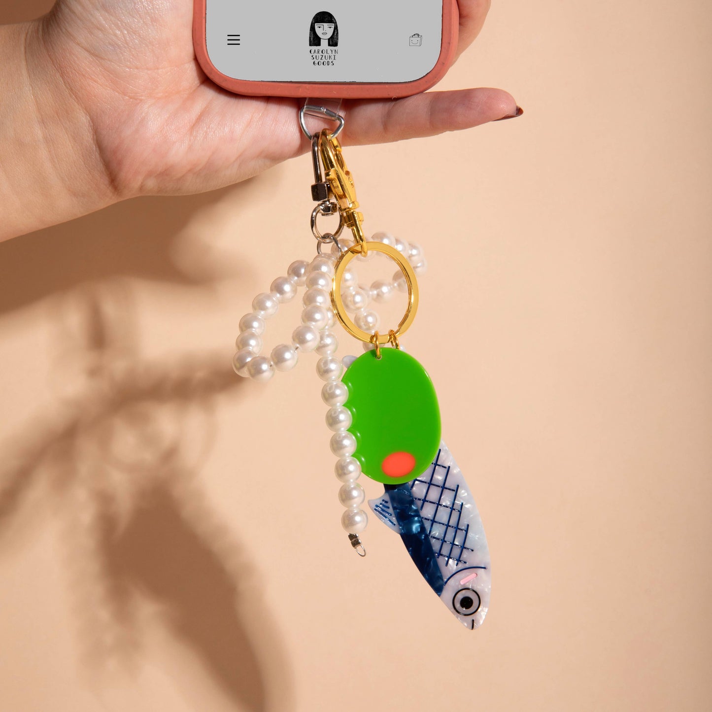 Olive 'n Chovy Keychain