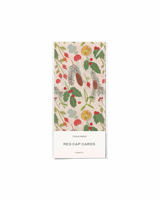 Holiday Greens Tissue Paper