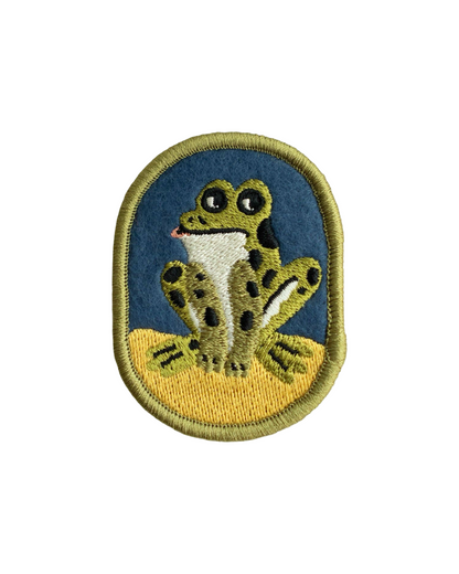 Dopey Frog Felt Sticky Patch
