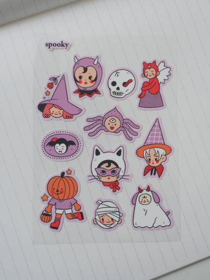 Spooky Sticker Sheet