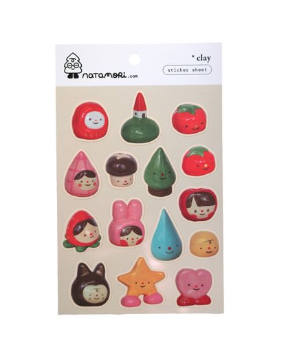 Clay Sticker Sheet