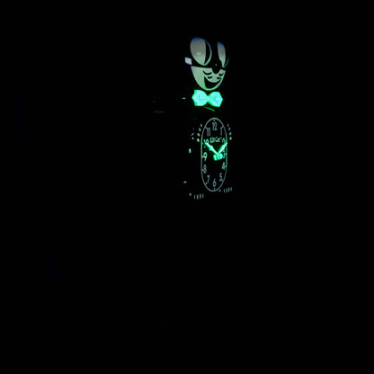 Classic Black Glow-In-The-Dark Kit-Cat Klock