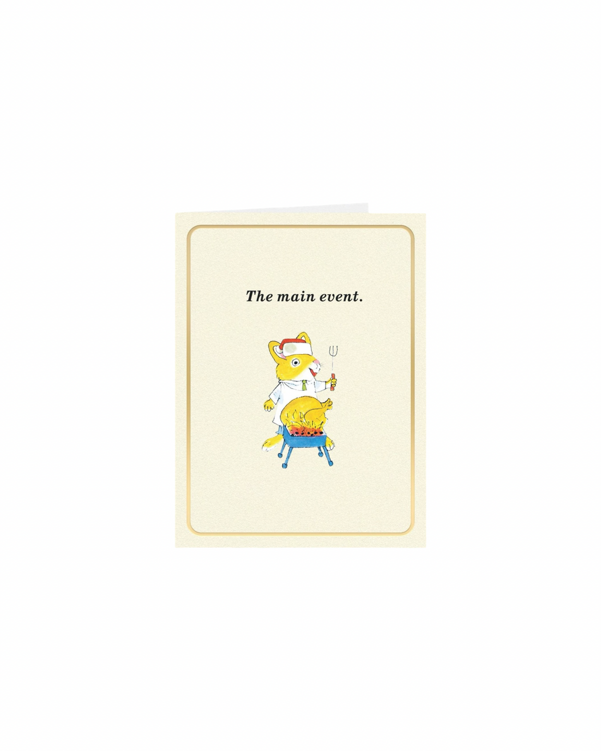 The Main Event Richard Scarry Mini Christmas Card