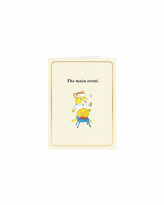 The Main Event Richard Scarry Mini Christmas Card