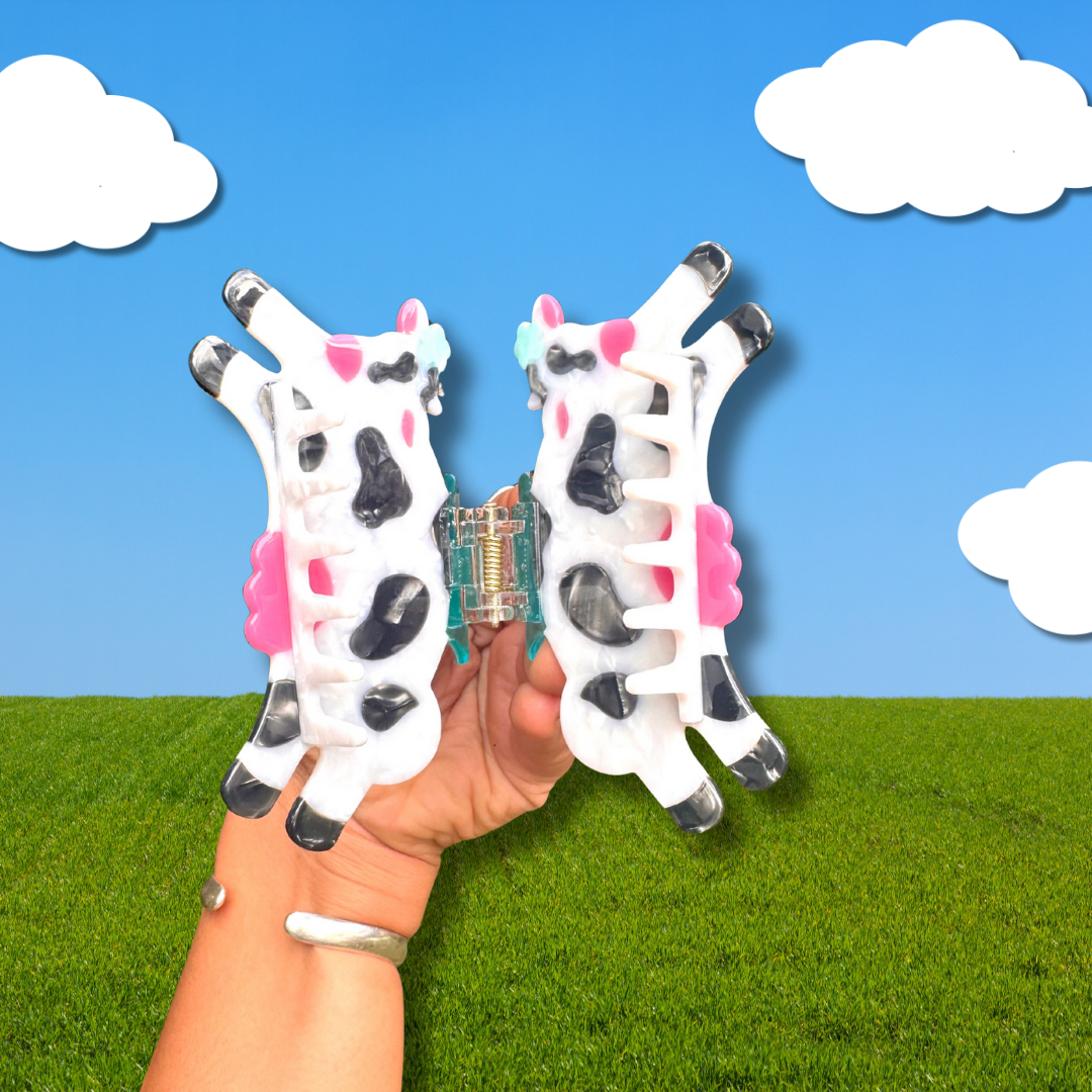 Honey Moo Moo Hair Claw 