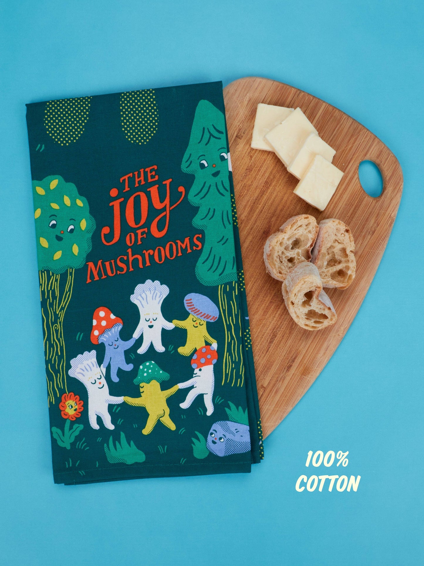 The Joy Of Mushrooms Dish Towel **coming soon**