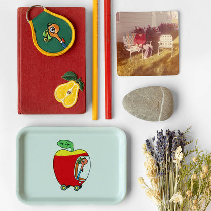 Apple Car Vintage Style Tray
