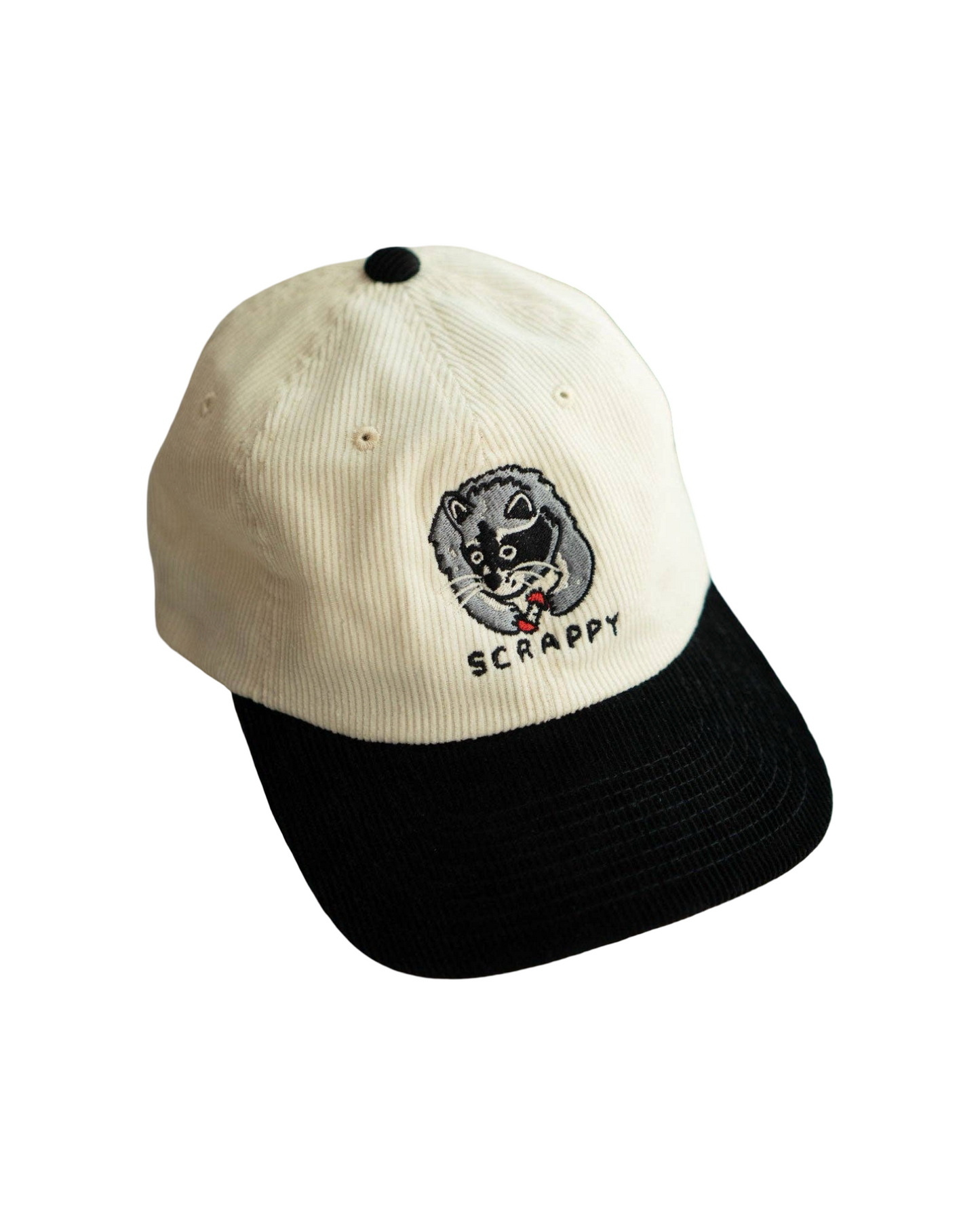 Scrappy Two-Tone Corduroy Dad Hat