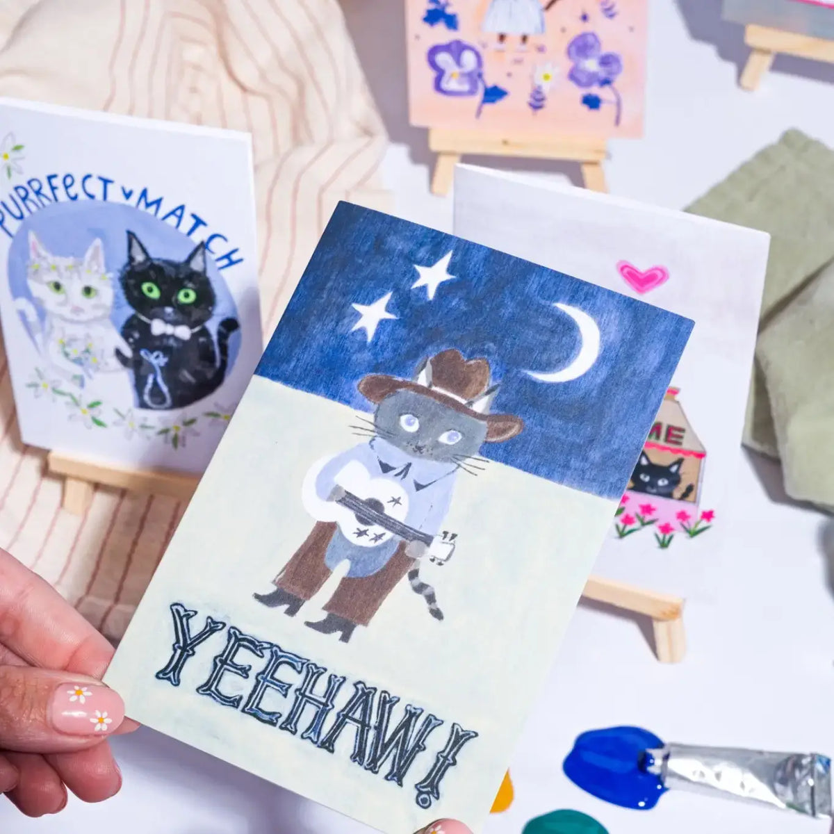 Yeehaw Greetings Card