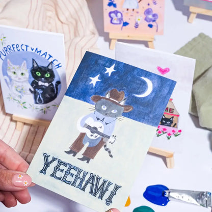 Yeehaw Greetings Card
