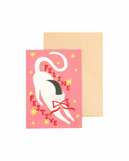 Feline Festive Christmas Card