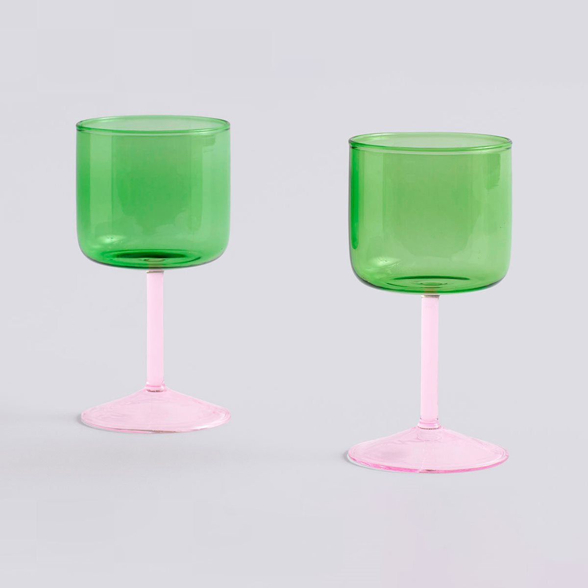 Tint Wine Glasses Green
