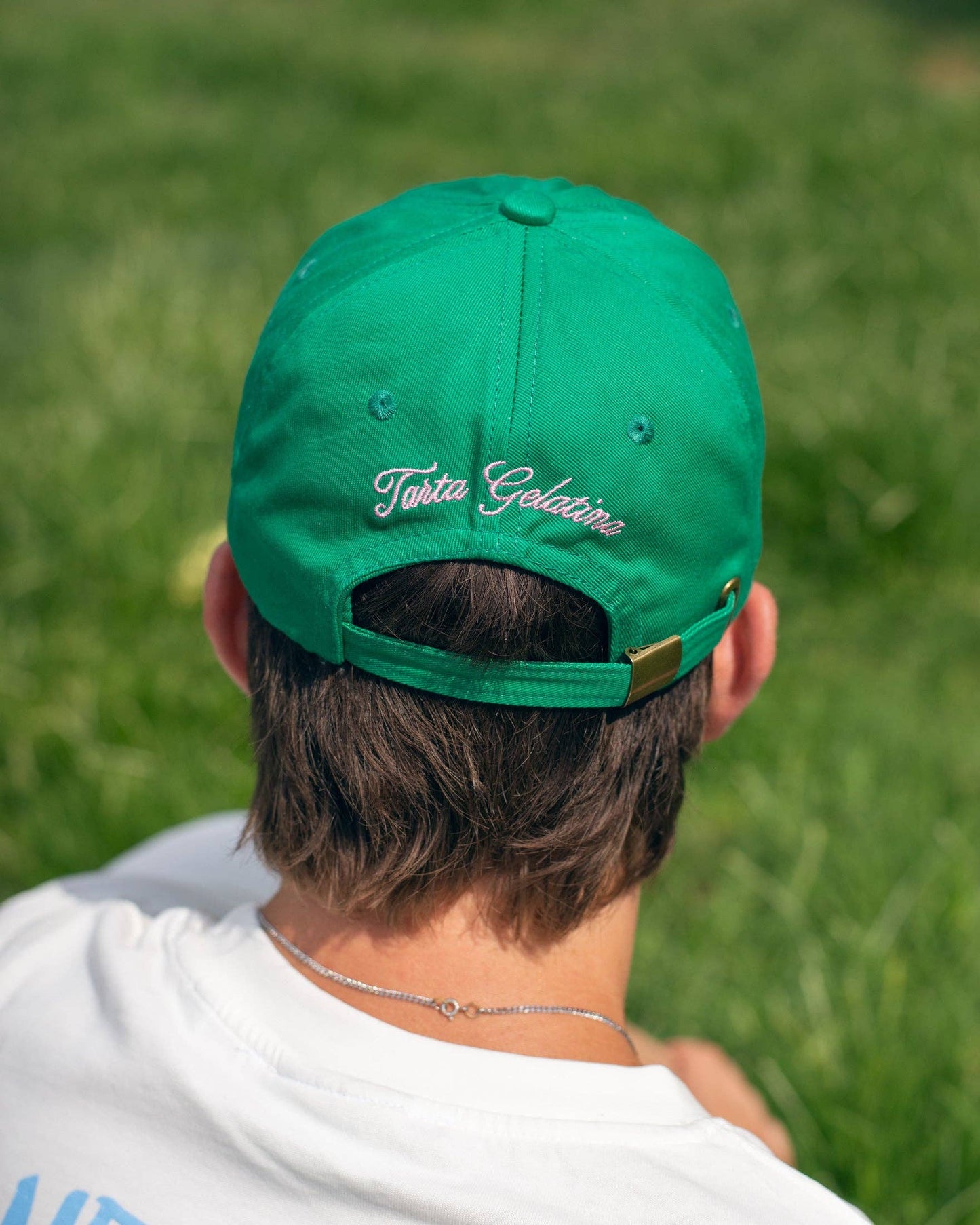 Silly Flower Cap: Grass Green