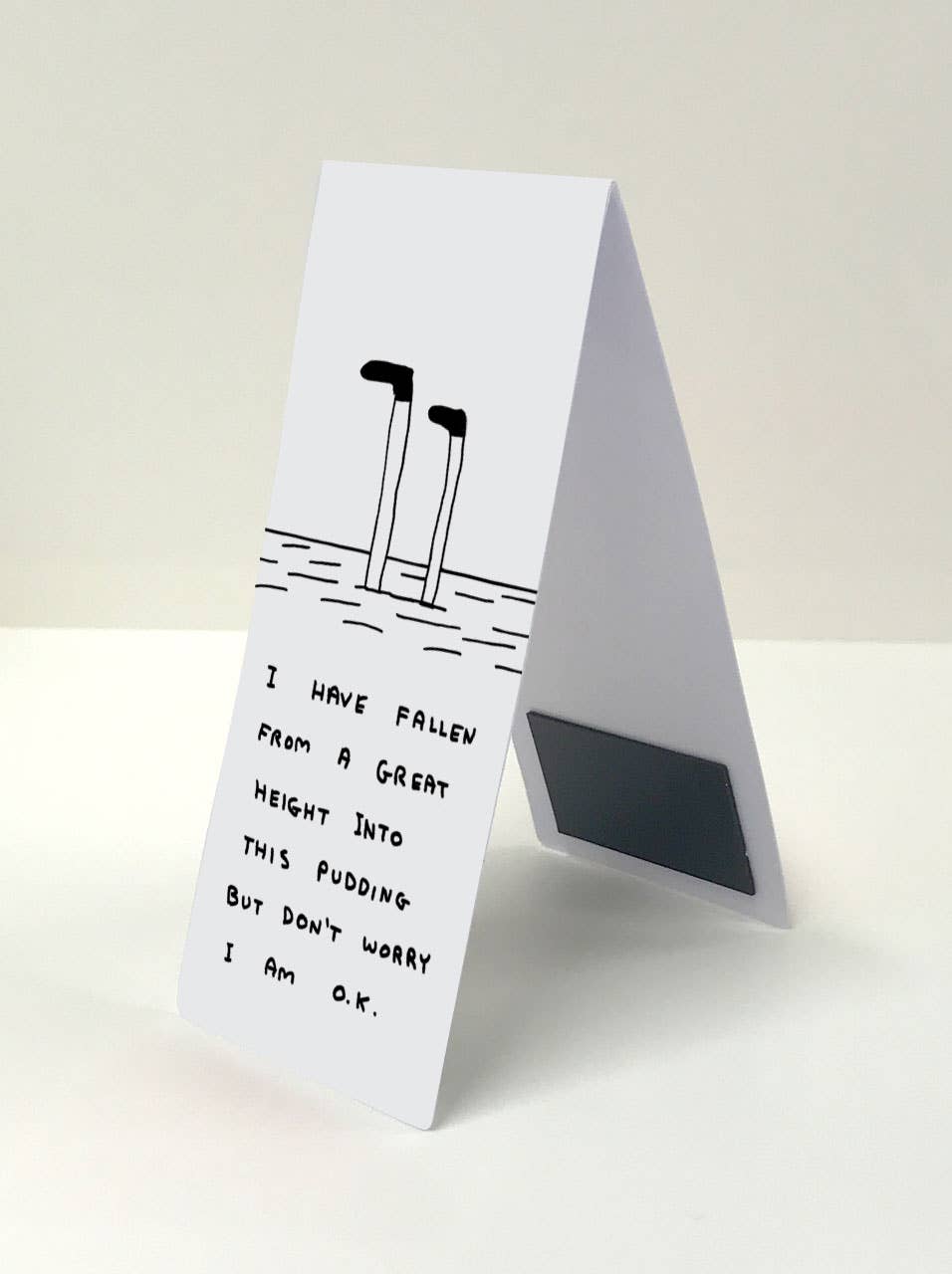 Pudding - David Shrigley Magnetic Bookmark