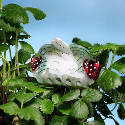 White Rabbit Hair Claw