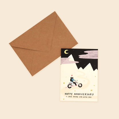 Bikers Anniversary Card