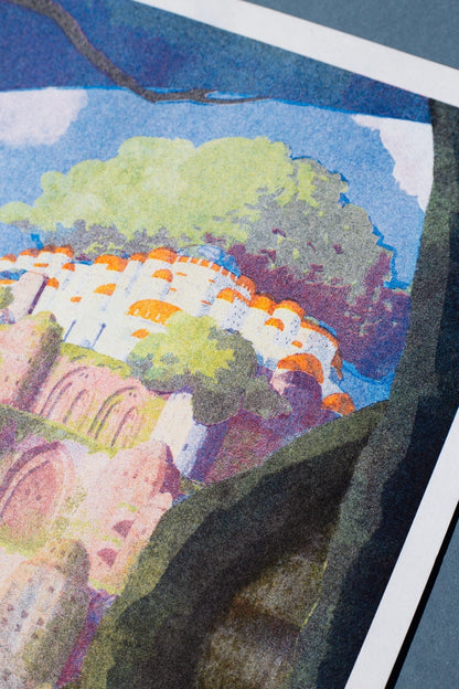 Castle in The Sky - Hifumiyo A3 Print