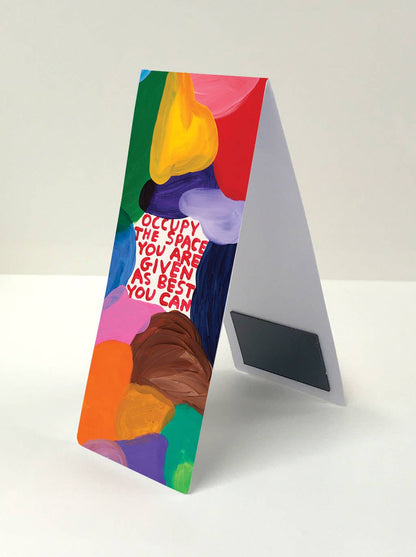 Occupy The Space - Shrigley Magnetic Bookmark