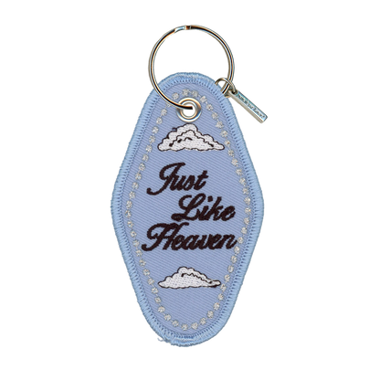Just Like Heaven Embroidered Keychain