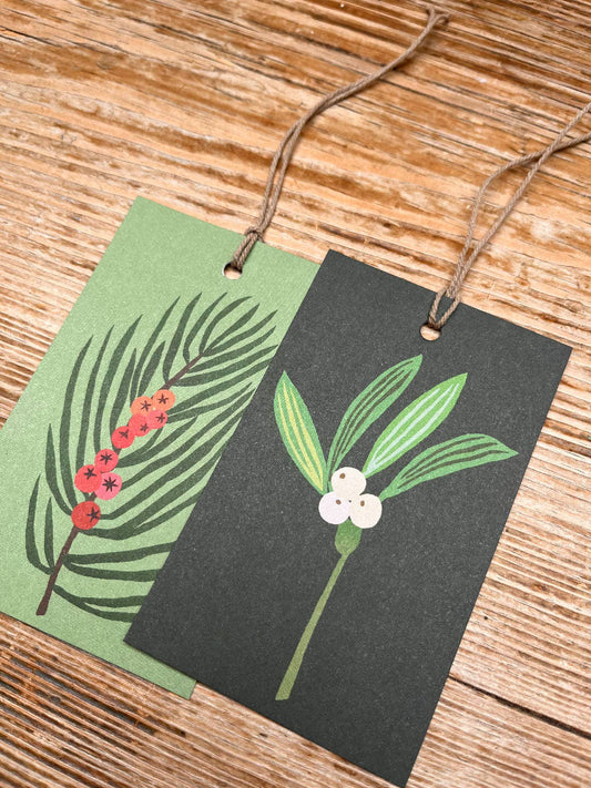 Winter Foliage Gift Tags Pack 