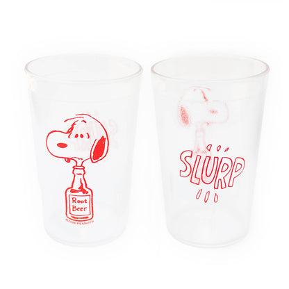 Snoopy Root Beer Pebbled Plastic Cups