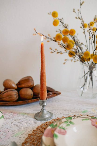 Carrot Beeswax Candles