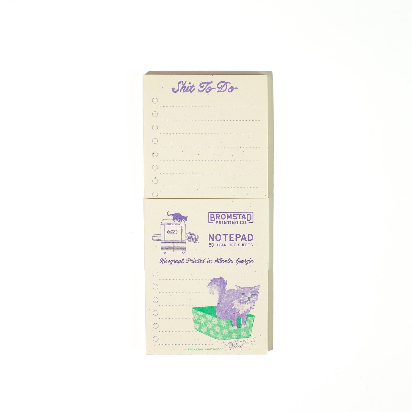 Shit To Do - Risograph Notepad