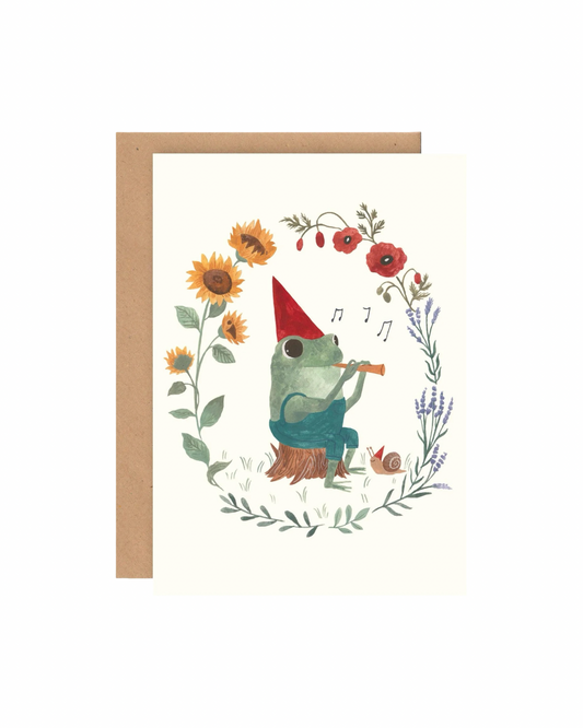 Musician Frog Card