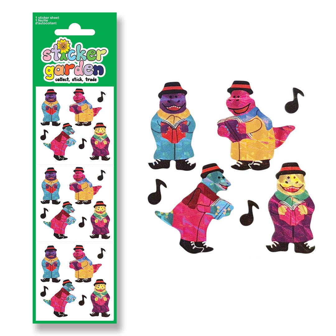 Prism Carolling Dinosaurs Stickers