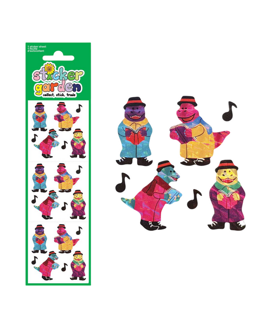 Prism Carolling Dinosaurs Sticker Sheet