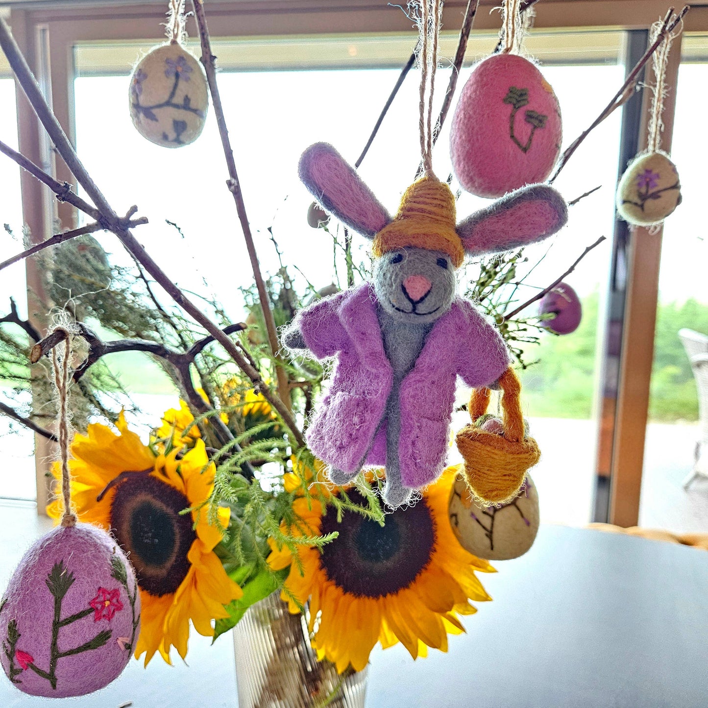 Emma Bunny Felt Decoration