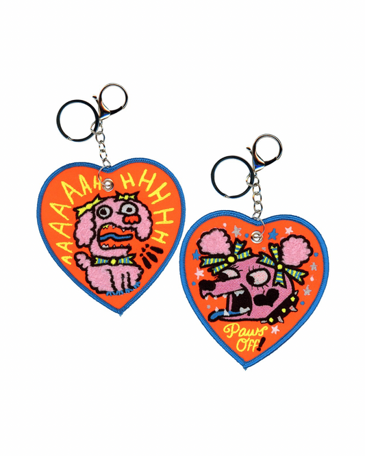 Paws Off Bag Charm!