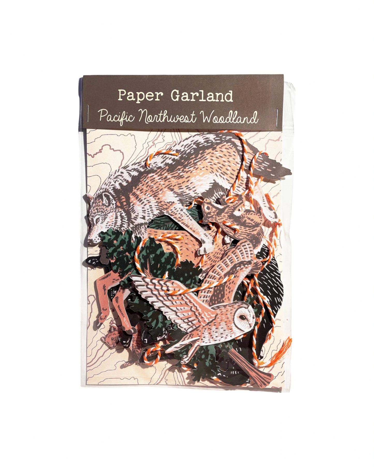 Pacific Northwest Woodland Paper Garland