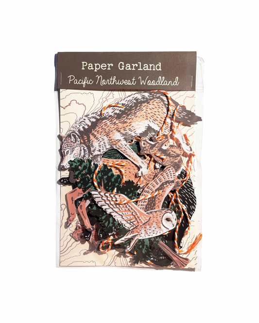 Pacific Northwest Woodland Paper Garland