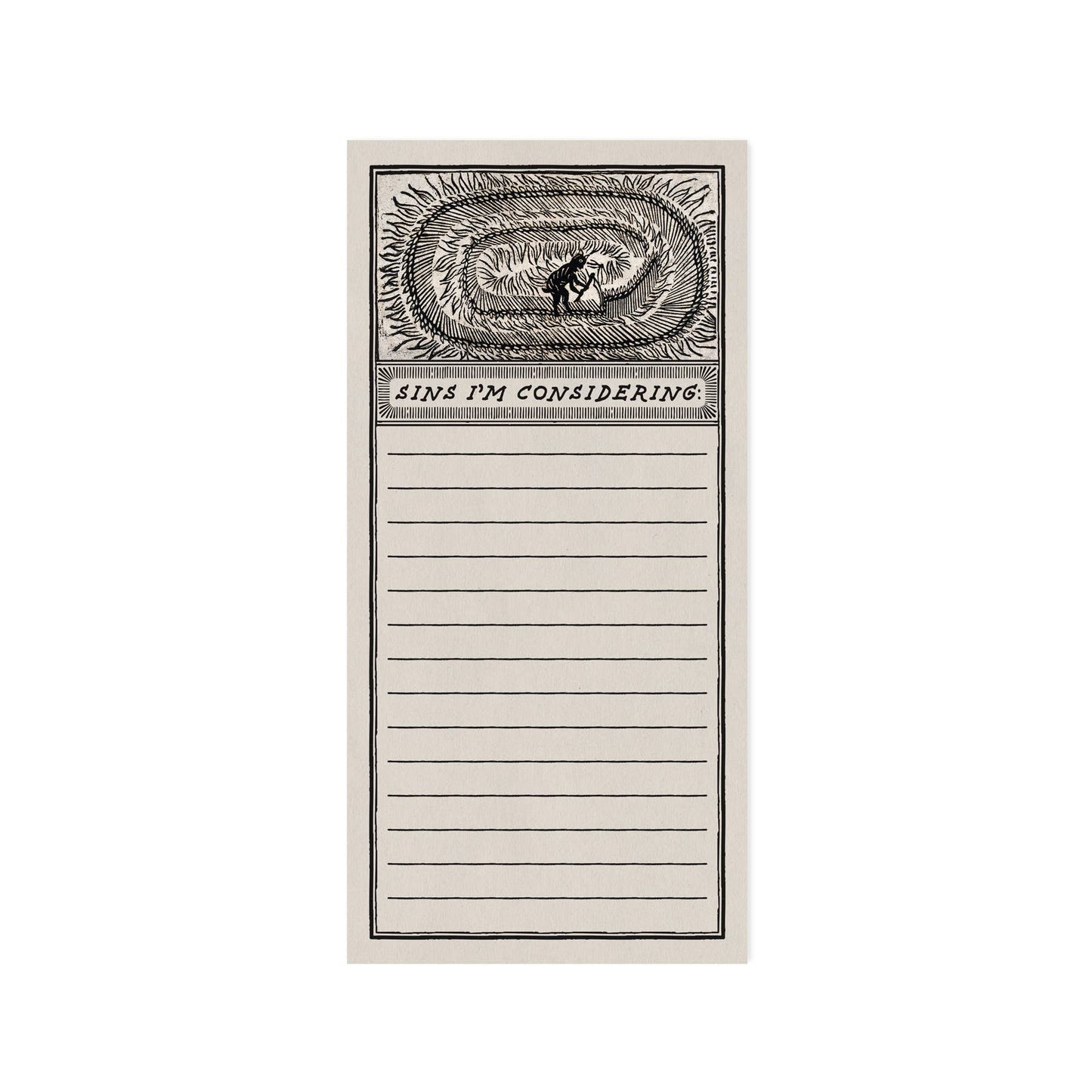 Notepad – Sins I'm Considering