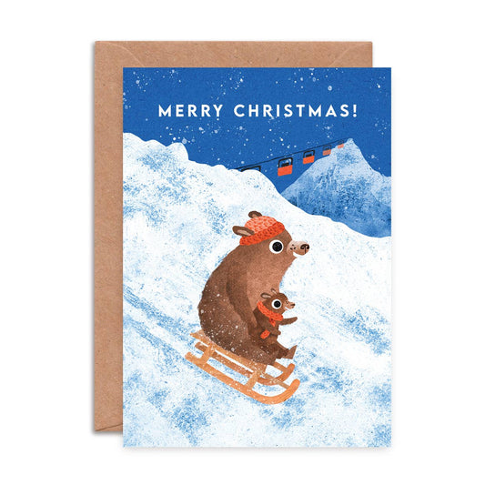 Christmas Snow Scene - Box of 8 Assorted Cards