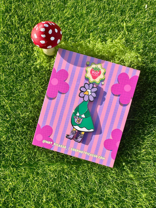 Goose Springsteen Enamel Pin