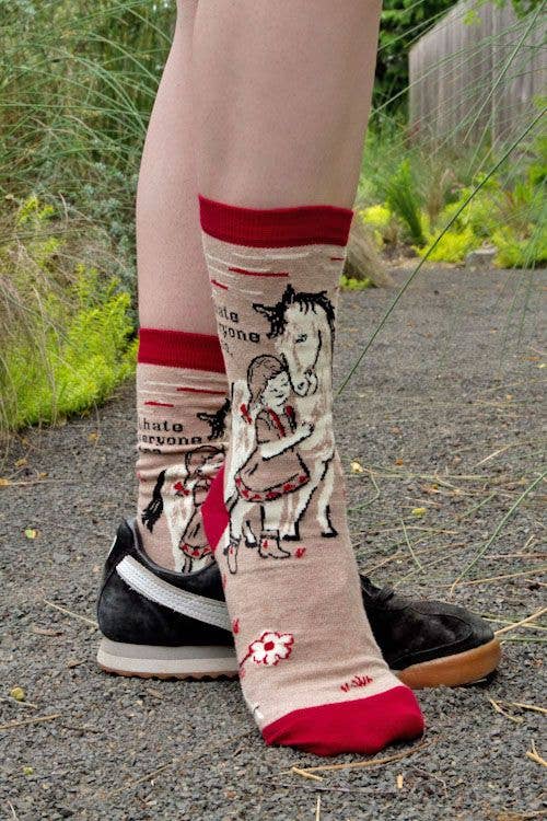 I Hate Everyone Too Women's Socks