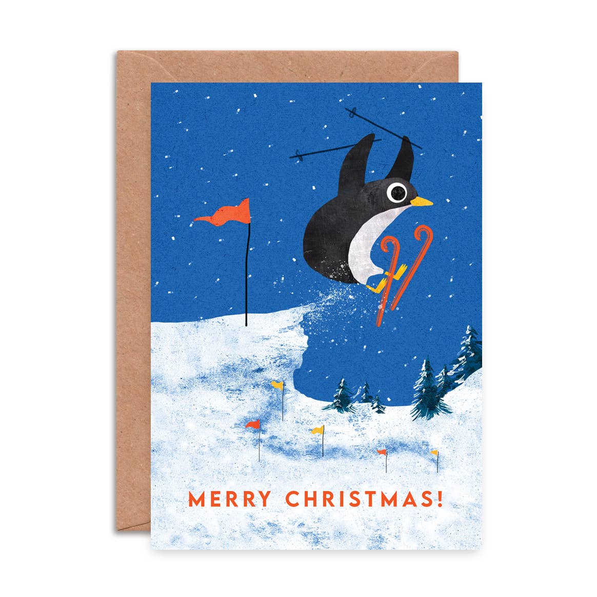 Christmas Snow Scene - Box of 8 Assorted Cards