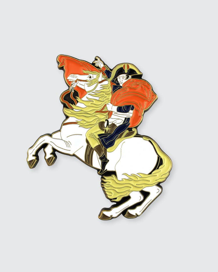 Napoleon Crossing the Alps • Enamel Pin