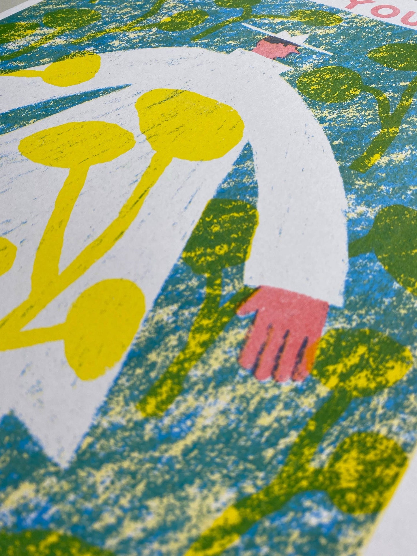 Surround Yourself With Nature A3 Riso Print