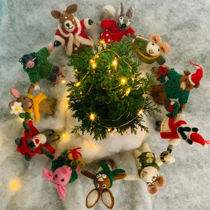 Isaac the Mouse Felt Decoration