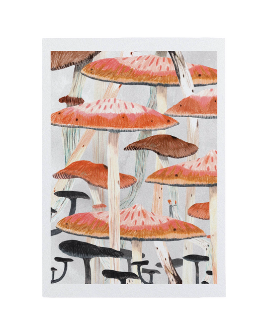 Mushroom Valley A3 Print