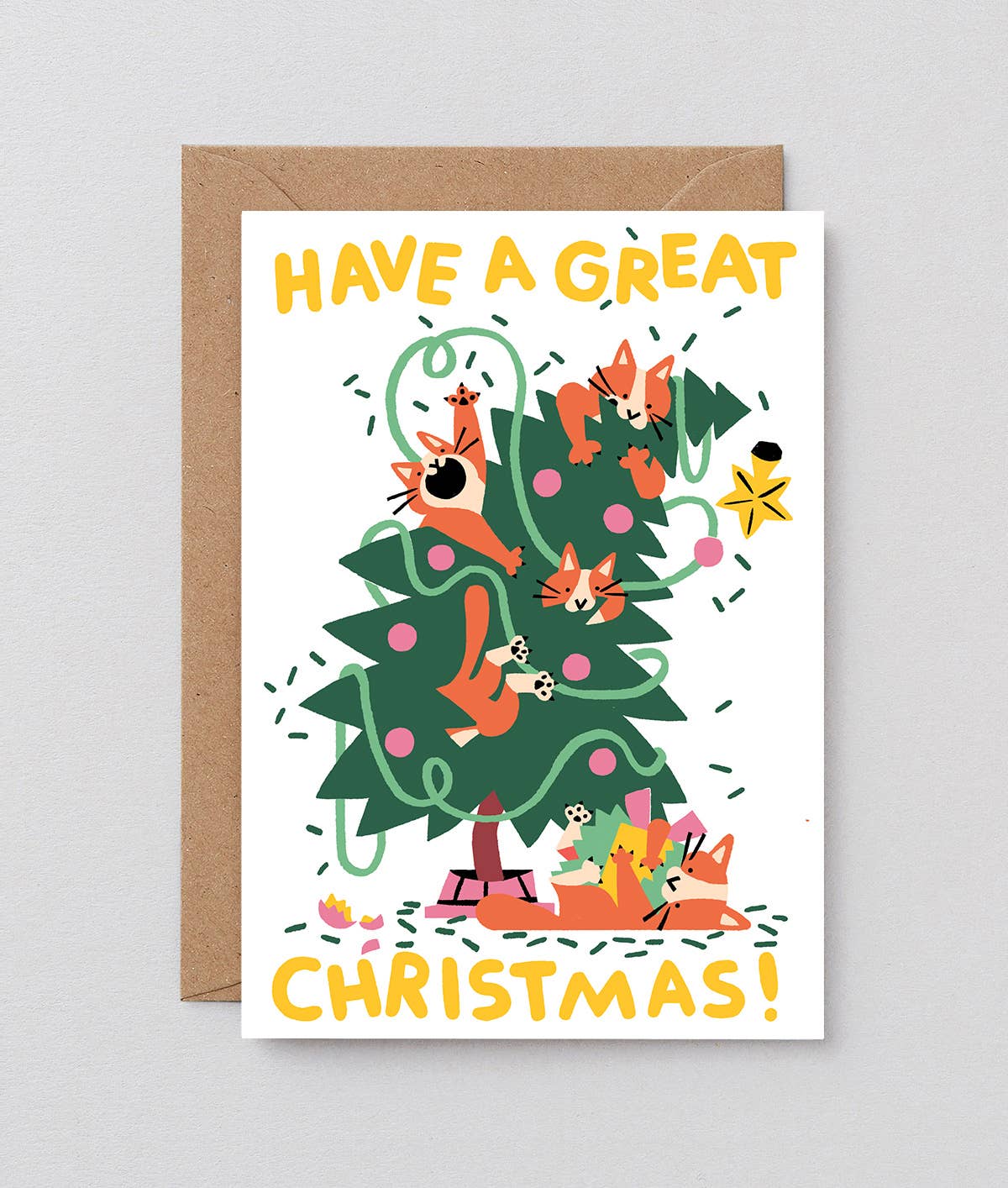 Great Christmas Cats Card