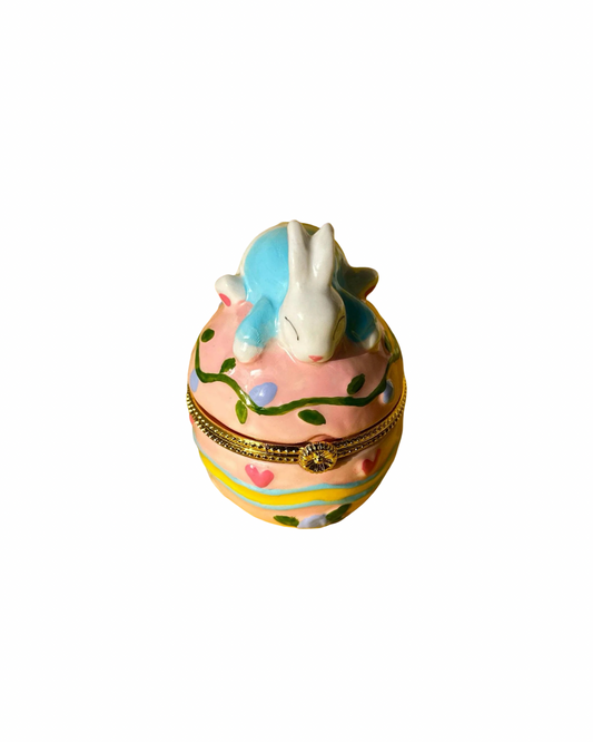 Bunny Egg  Trinket Box